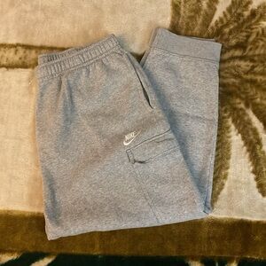 XL Nike Grey Cargo Sweatpants